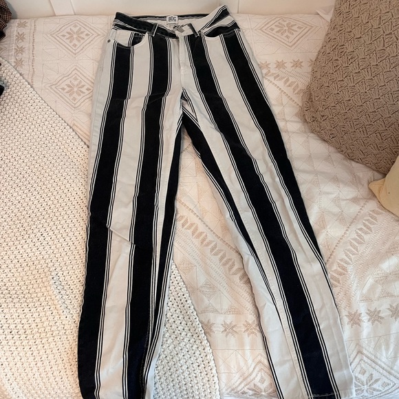 BDG Stripe Mom Jeans - Picture 1 of 5
